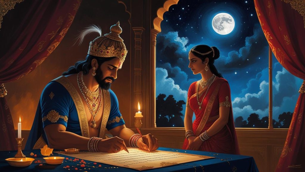 The story begins Poorvi